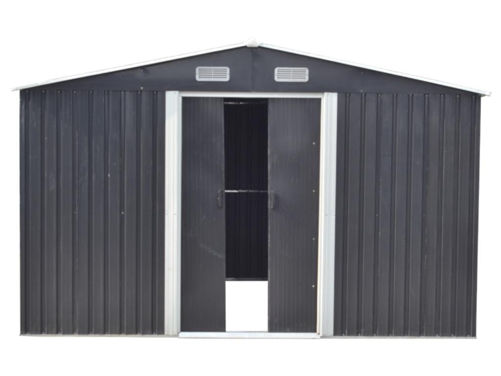 Abri de jardin en acier galvanisé gris 12,5 m² - Prix d'usines 5
