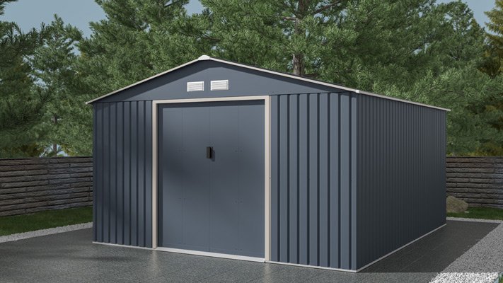 Abri de jardin métal 12.99m² - Prix d'usine 2