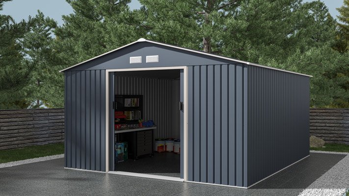 Abri de jardin métal 12.99m² - Prix d'usine 3