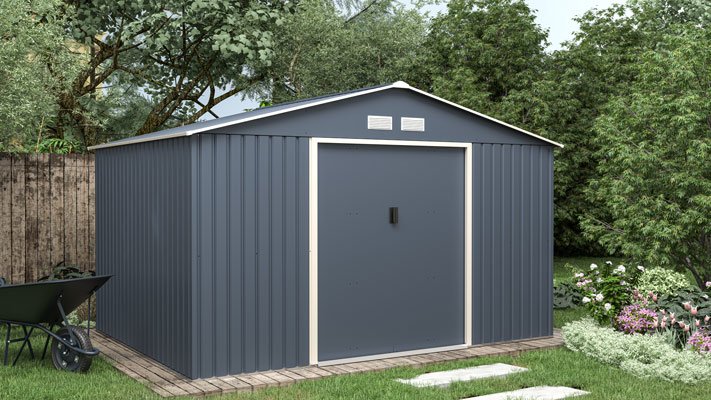 Abri de jardin métal 8.67m² - Prix d'usine 2