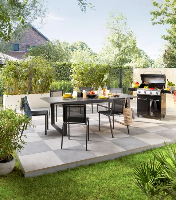 Barbecue au gaz - 154 x 55 x 114 cm - NATERIAL Kenton 5