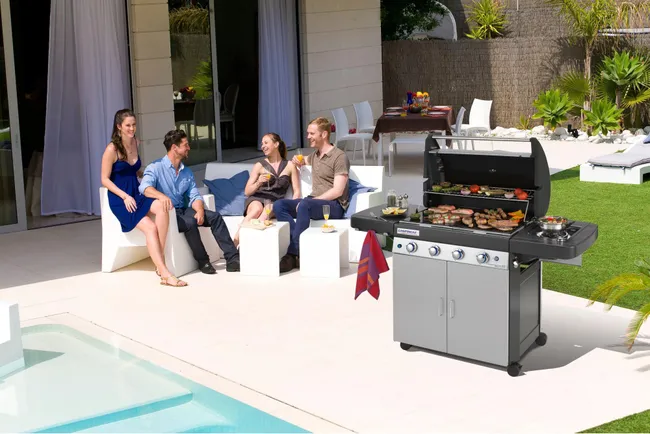 Barbecue au gaz CAMPINGAZ 4 series classic LXS, gris 4