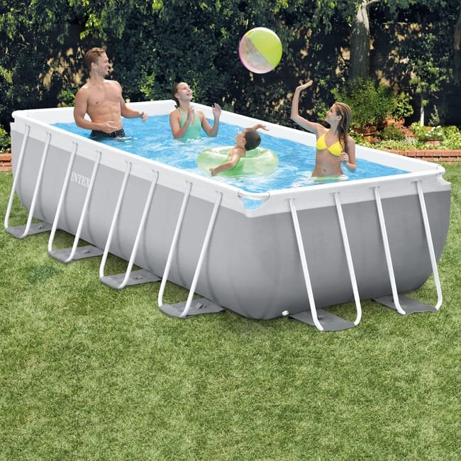 Piscine tubulaire INTEX Prism Frame rectangulaire L.4,00 x l.2,00 x H. 1,00m 4