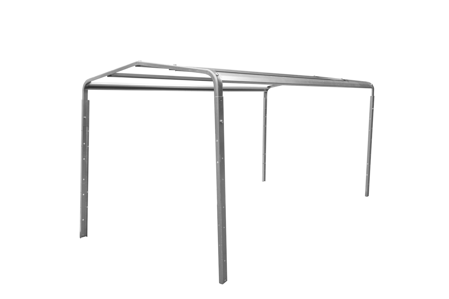 Remorque bagagère garden trailer 200 kipp 200 x 106 cm avec bâche haute bleue, arceau et roue jockey 2