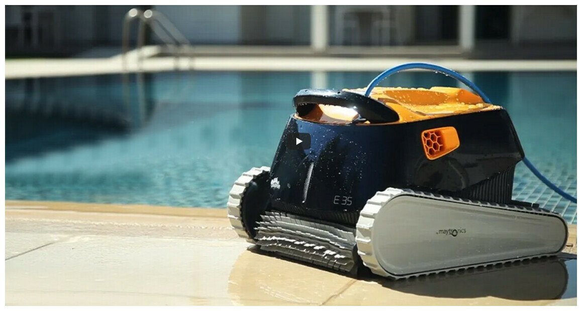 Robot piscine Dolphin E35 avec chariot 3