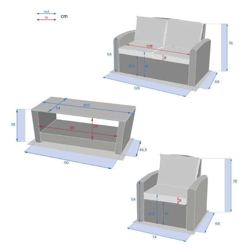 Salon de jardin HAVANA - 4 places 5