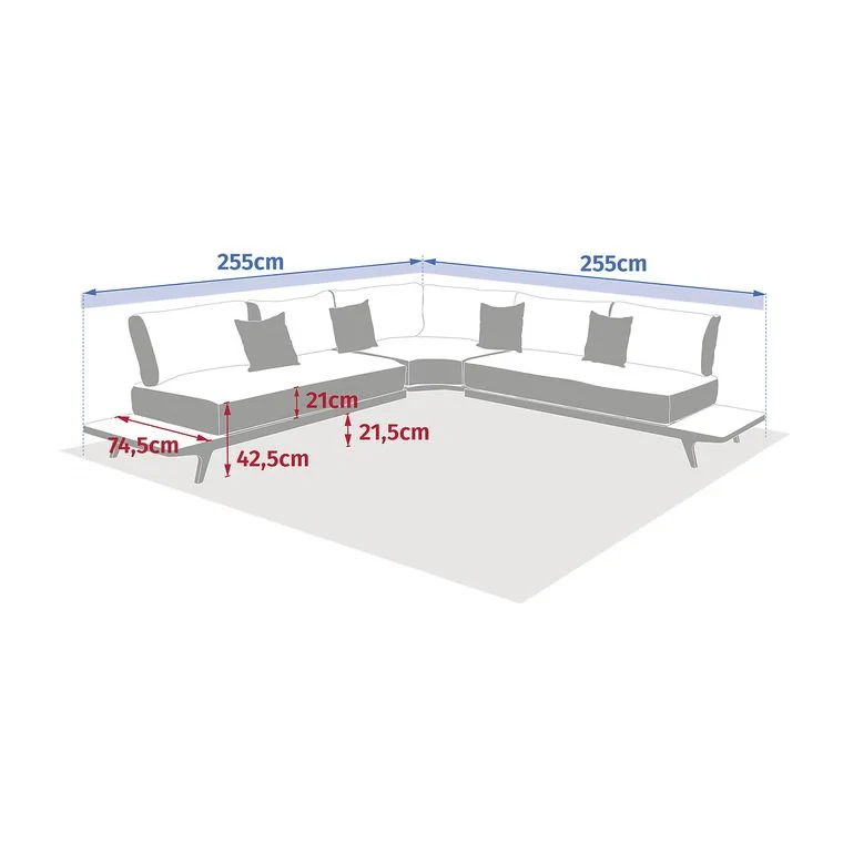 Salon de jardin PAOLA - 8 places 2