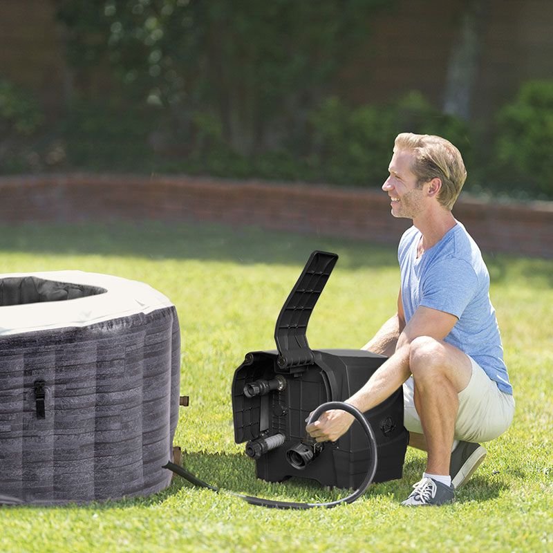 Spa Intex Pure Spa Ardoise bulles 6 places luxe 3